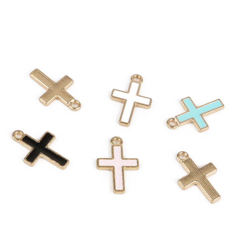 Classic Cross Charms 6pc – Jewelry Made by Me