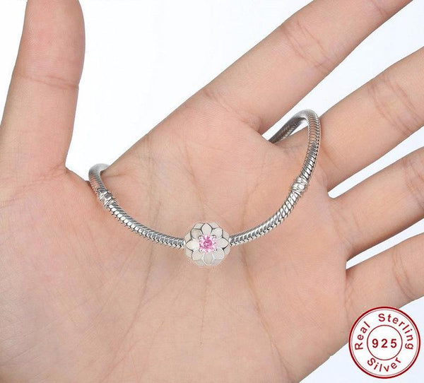 Sterling Silver Blooming Dahlia Beads