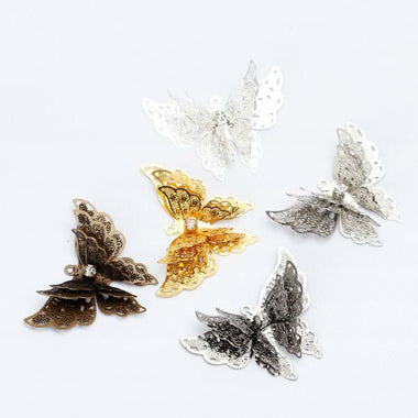 Three Layer Butterfly Charm