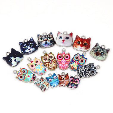 Multi-color Enamel DIY Charms