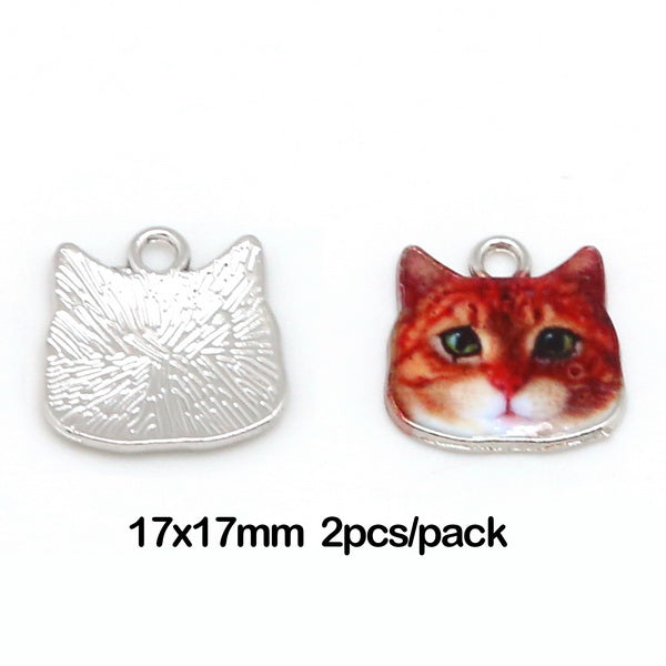 Multi-color Enamel DIY Charms